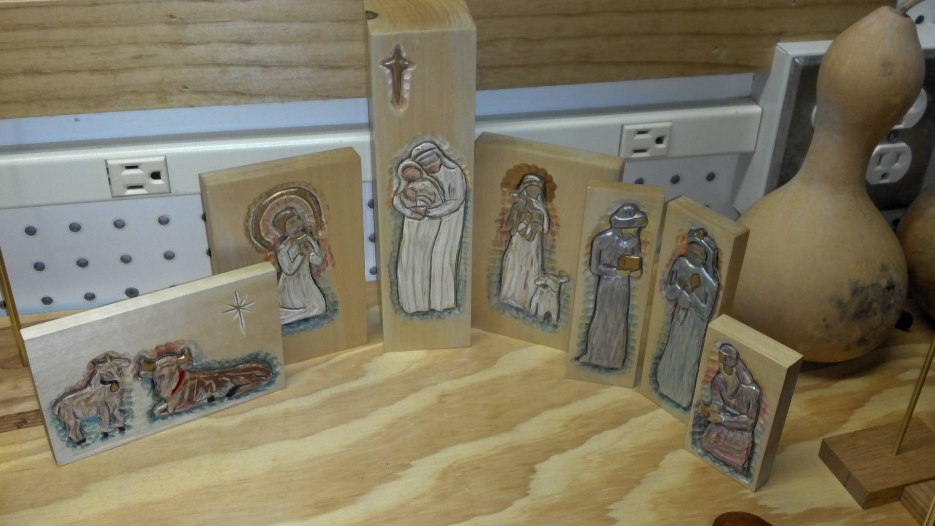Nativity Scene carving