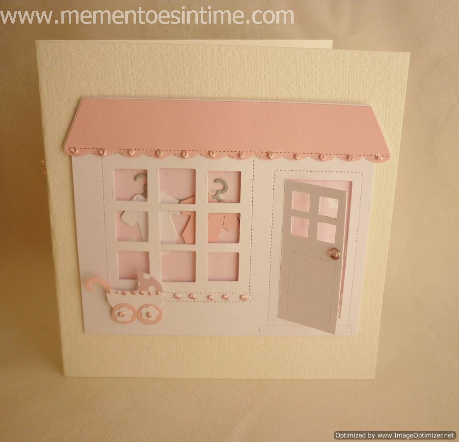 New Baby Girl Shop Card
