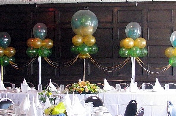 Five Floating Balloon Clouds for Birthday Party