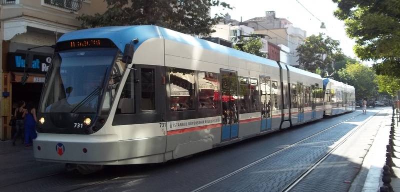 Flexity Swift Trams on Divanyolu Caddesi