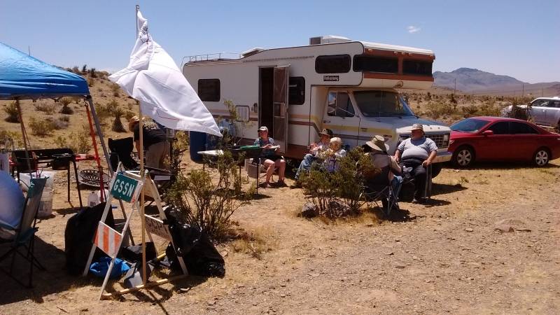 Camping at the GSSN claim
