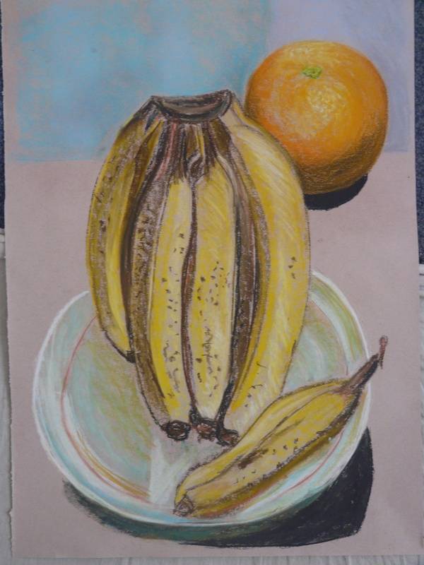Bananas and orange
