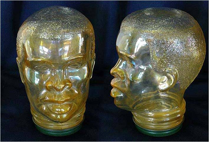 African Head novelty Jars