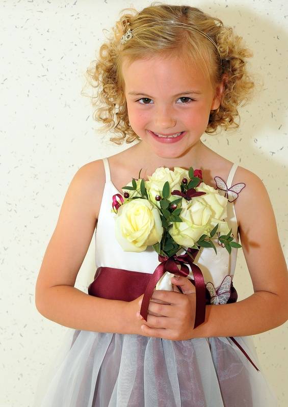Bridesmaid with Flower Posy