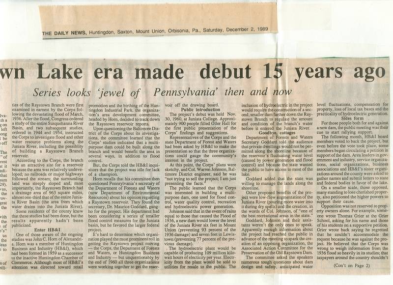 Raystown Lake Era Made Debut 15 Years Ago - Part 2