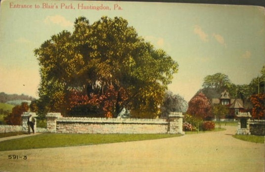 Blair's Park Entrance - 1910