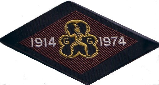 Brownies 60th Birthday Badge 1974 (diamond)