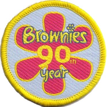 2004 Brownie Anniversary Cloth Badge