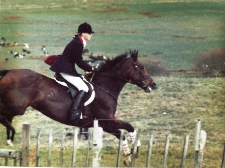 Kathryn and her Gisborne bred mare Lucinda