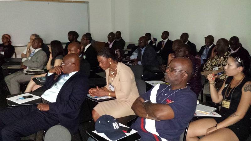 Attendees at Dr. Gnaka's conference