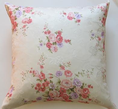 Cream Damask Vintage Blossom  Decorative Pillow Covers