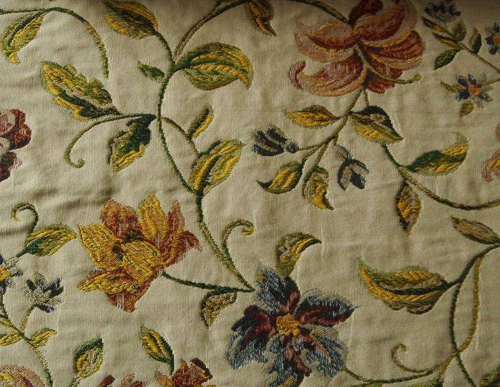 Floral Jacquard  Curtains &  Drapes -132 inch
