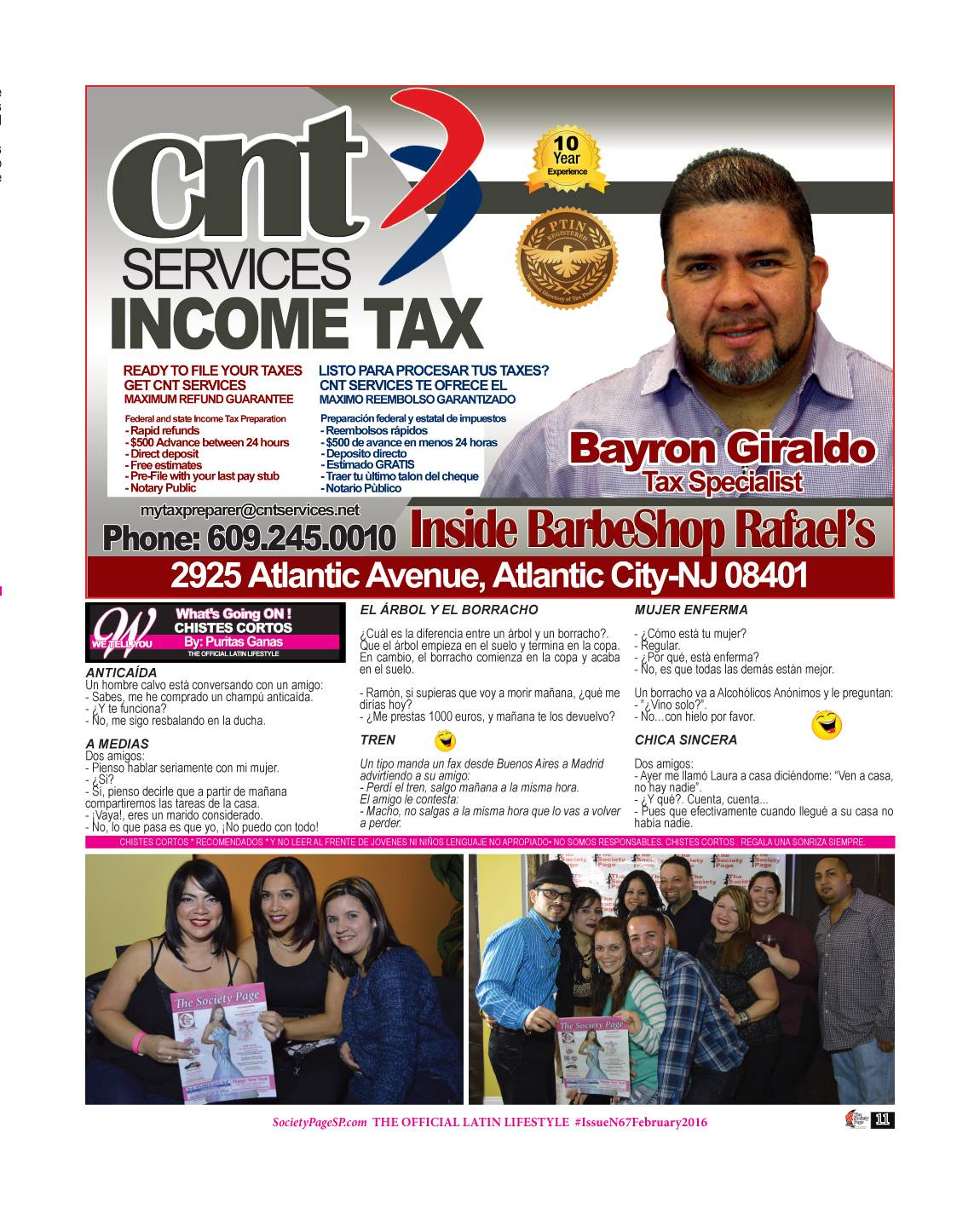 CNT SERVICES / INCOME TAX / BAYRON GIRALDO