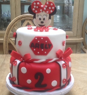 Minnie Mouse cake for Cindy