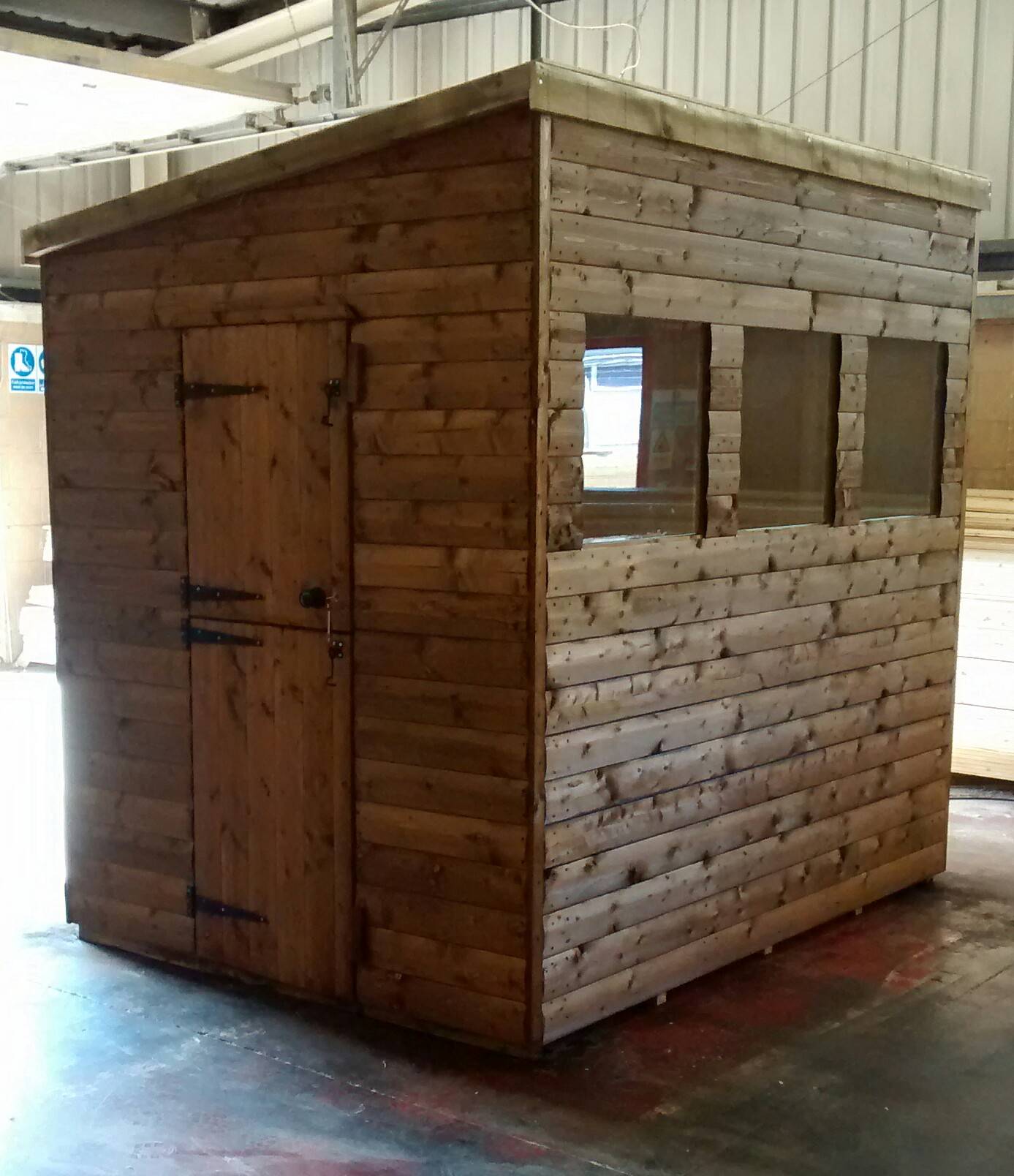 Pent Shed (8' x 6') 3W