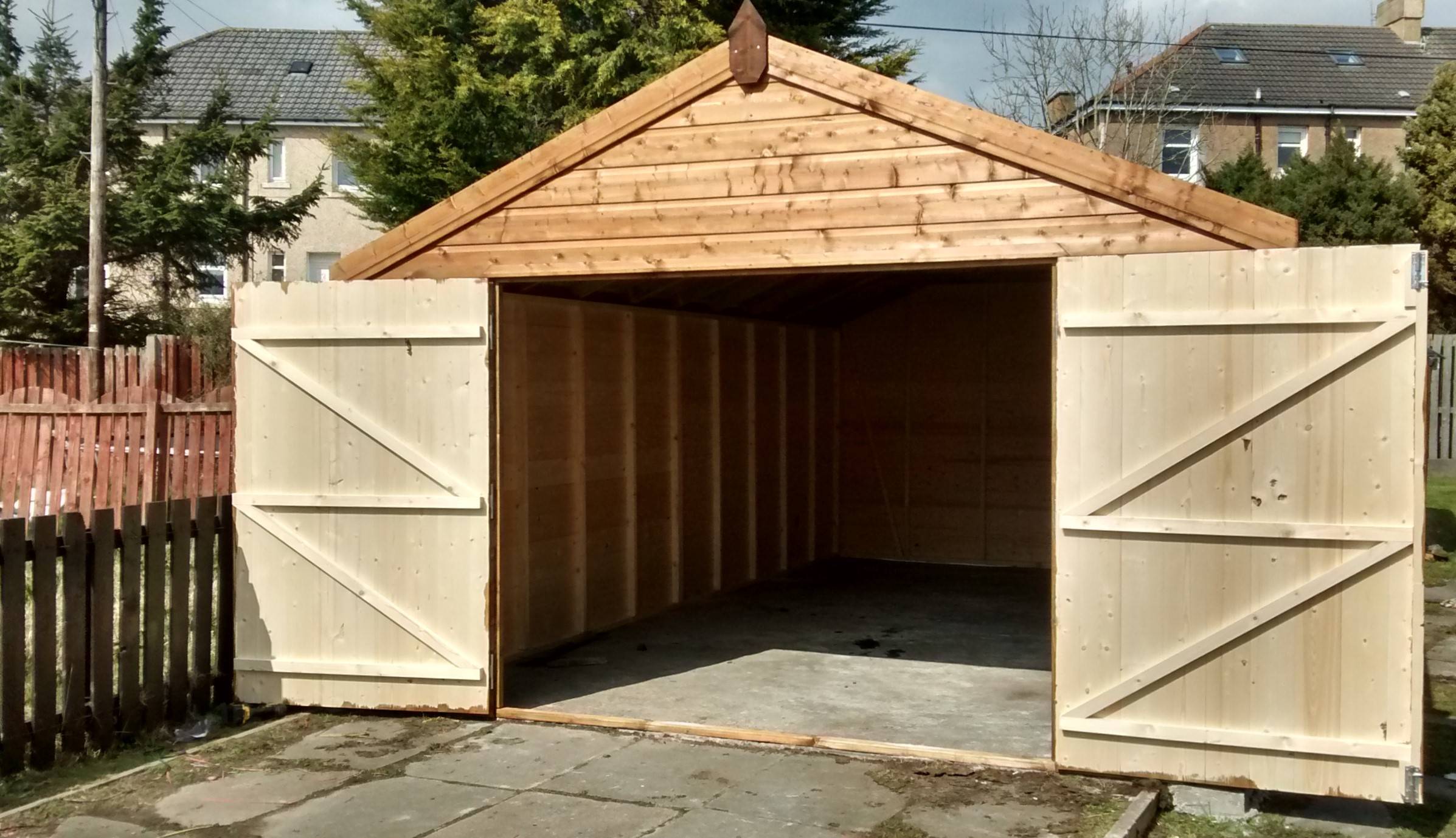 Apex Wooden Garage (20' x 12')