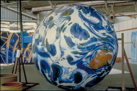 Oceania Sculpture: Globe.