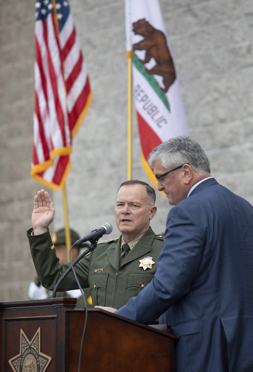 Sonoma County Sheriff Mark Essick RENEGES ON SACRED OATH-  I will be exemplary in obeying the laws of the land and the regulations of my department.