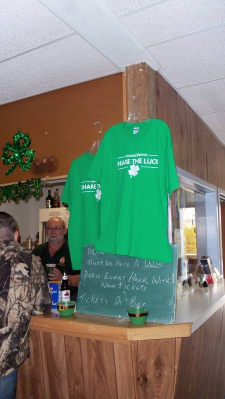 Alexander Keith's donated T-shirts for raffle.