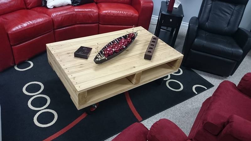Cedar contemporary style coffee table