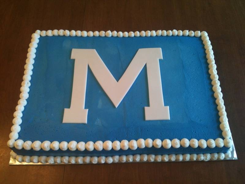 Marquette Graduation Cake