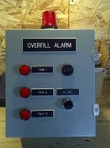multi-tank overfill alarm
