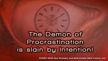 You can Counter Procrastination with Intention