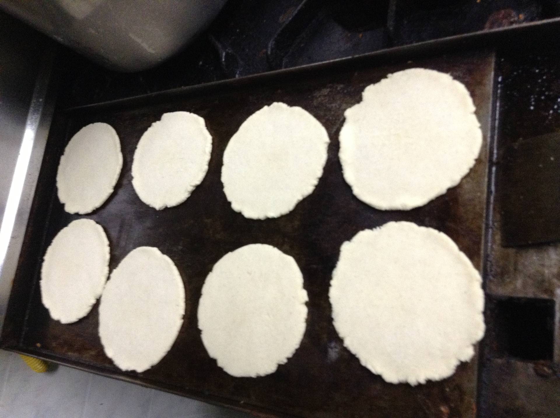 Toasting tortillas