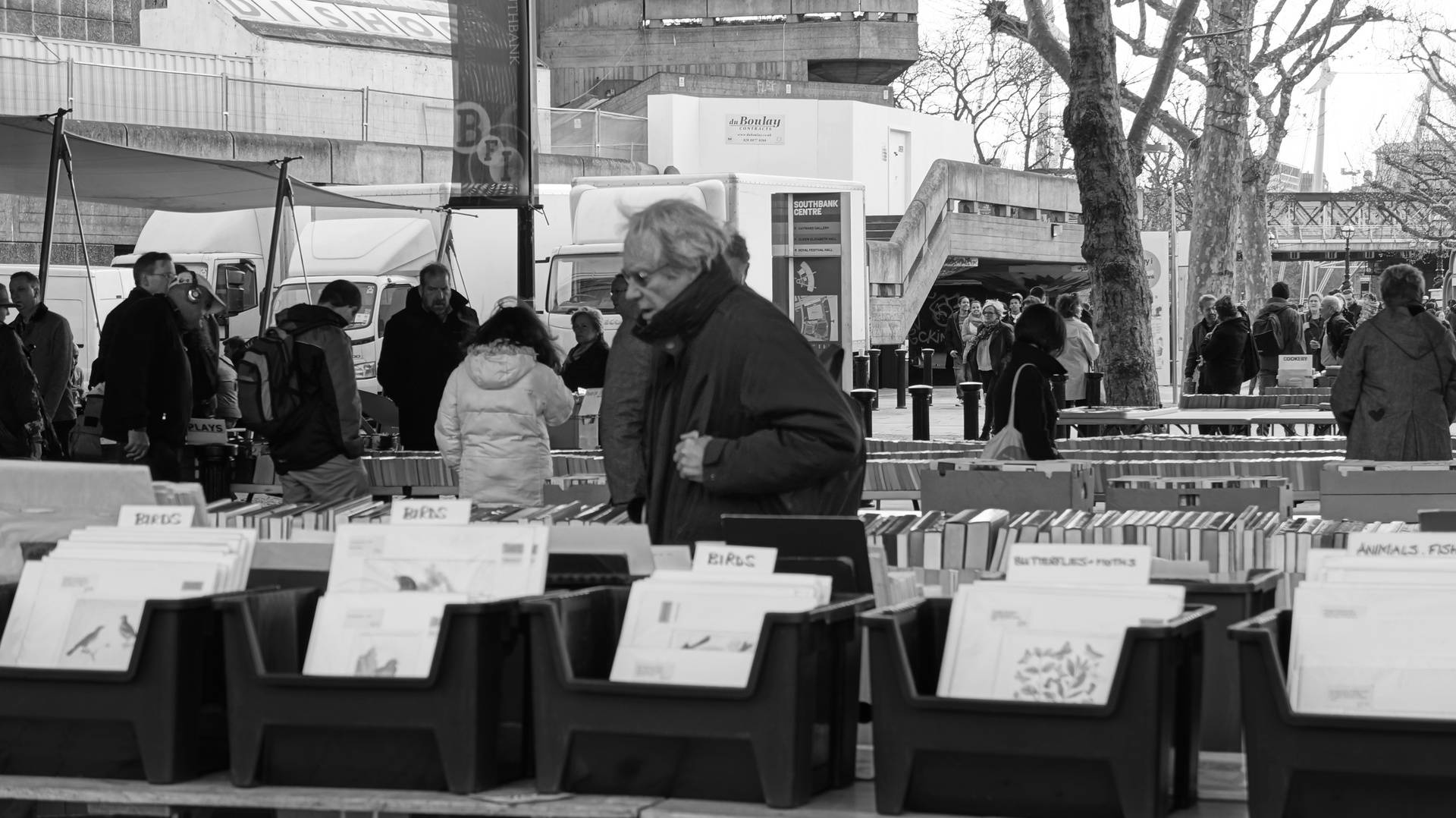 South Bank book stall, London