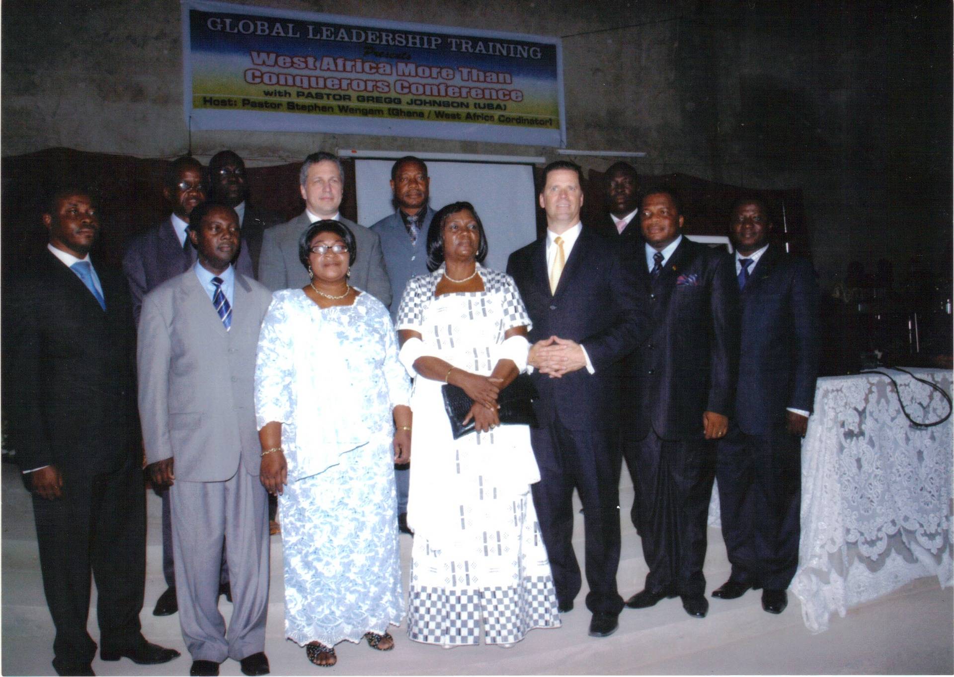 Pastor Gregg Johnson With Team& Chief Justice  Georgina  Wood   of  Ghana